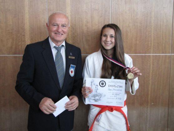 Judistka Anna Freiwaldová je oblastní přebornicí pro rok 2014