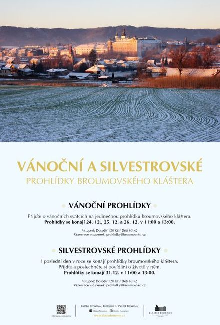 Nabídka akcí na Broumovsku pro předvánoční víkend a následující svátky