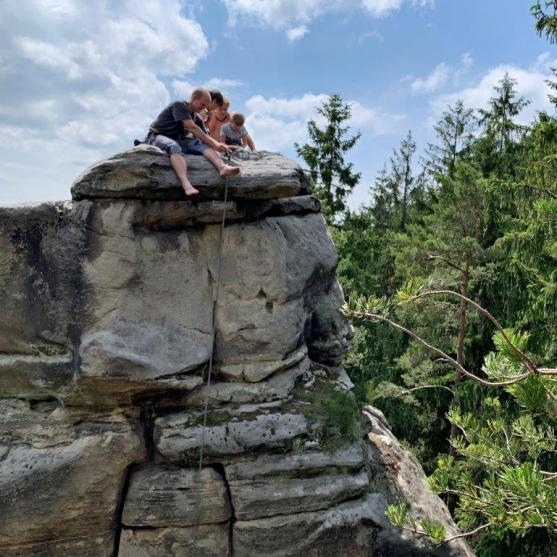 Horolezčata na skalních věžích