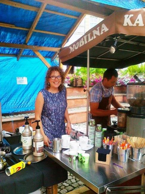 Na náměstí v Nowe Rudě se konaly Polsko-české zábavy s kávou