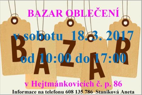 Nabídka akcí na Broumovsku pro víkend od 17. do 19. března