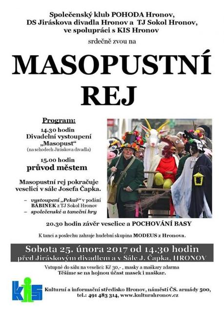 Nabídka akcí na Broumovsku pro víkend od 24. do 26. února 