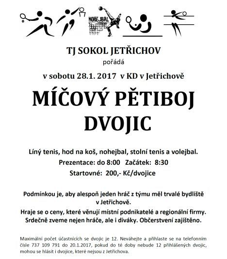 Nabídka akcí na Broumovsku pro víkend od 27. do 29. ledna