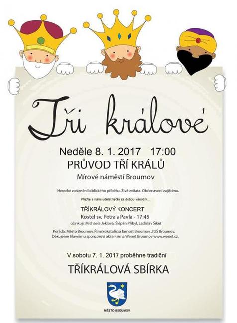 Nabídka akcí na Broumovsku pro víkend od 6. do 8. ledna