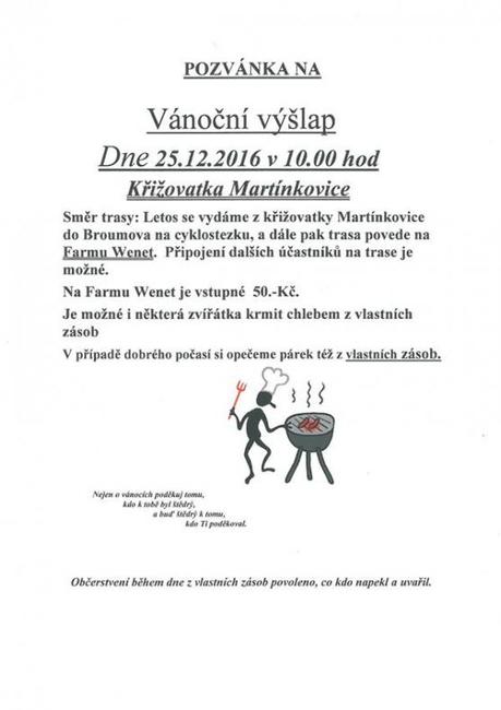 Nabídka akcí na Broumovsku pro vánoční víkend od 23. do 25. prosince