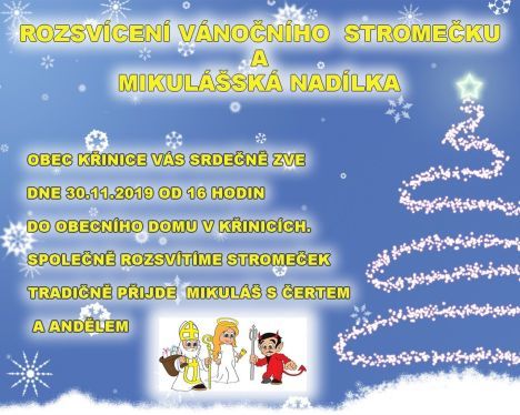 Nabídka akcí na Broumovsku pro víkend od 29. listopadu do 1. prosince