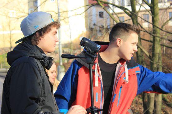 Studenti broumovského gymnázia si zahráli na filmaře