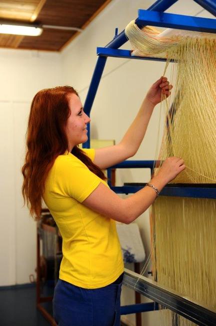 Učební obor Výrobce textilií, to je nejlepší cesta, jak získat práci v a. s. VEBA 