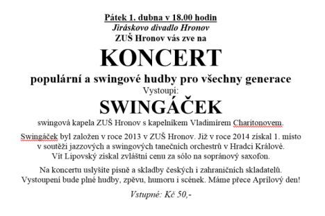 Nabídka akcí na Broumovsku pro víkend od 1. do 3. dubna