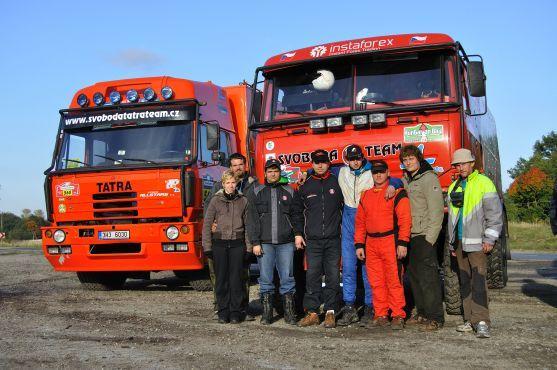 Závodní Tatra z jetřichovského Svoboda Tatra Teamu vyjela 3. místo na MT Rally Drawsko Pomorskie