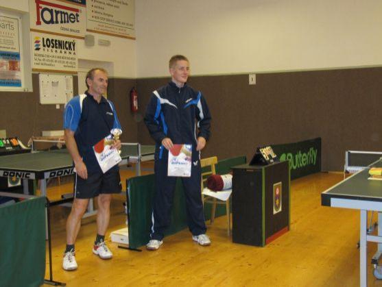 Broumovský Ďoubek stříbrný v turnaji ve stolním tenise