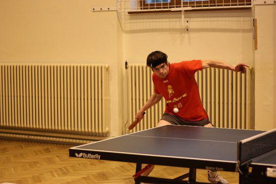 Neporažený Karel Gombarčík ml. se stal vítězem turnaje ve stolním tenise v Červeném Kostelci