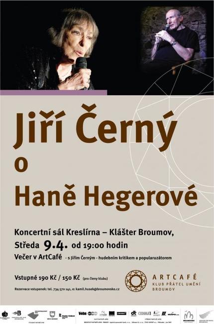 Olmerová, Novák, zítra Hegerová. Jiří Černý dokončí trilogii vyprávění o hudebních legendách 