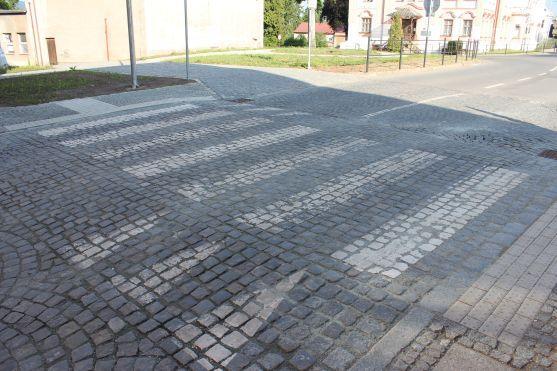 Bezpečnost chodců byla hlavní priorita Města Broumova při stavebních úpravách u vjezdu do centra 