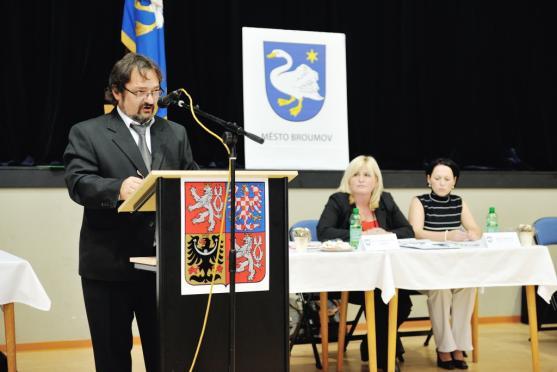 Jaroslav Bitnar převzal insignie města Broumova
