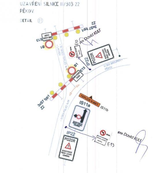 Lachov se bude objíždět přes Pěkov