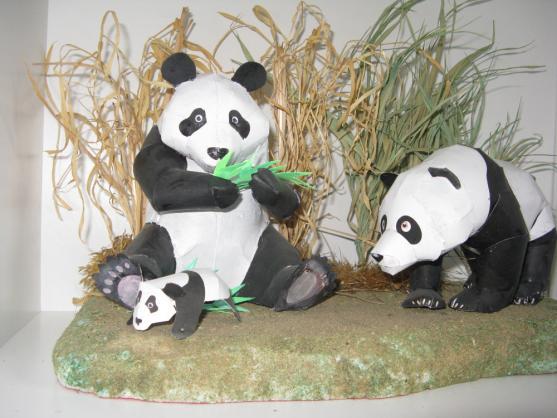 V Muzeu papírových modelů tento měsíc uvidíte pandu 