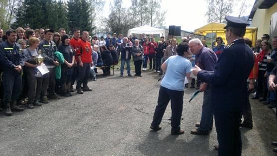 V Křinicích soutěžili dobrovolní hasiči v požárním útoku