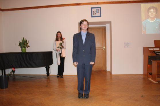 Studenty roku broumovského gymnázia se stali Klára Ištoková a Petr Kujal