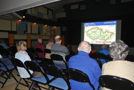 O zážitcích z cesty na lehokole napříč Polskem v infocentru vyprávěl Martin Adámek 