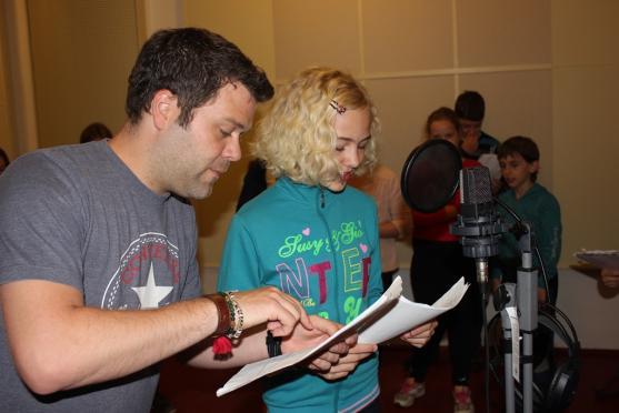 V novém nahrávacím studiu v klášteře vzniká dětská audiokniha 