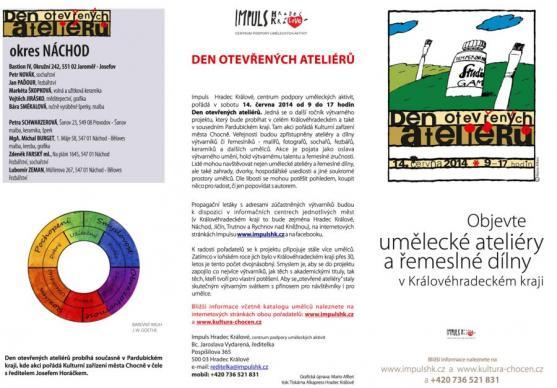 Do Dne otevřených ateliérů jsou zapojeni i umělci z Broumovska 