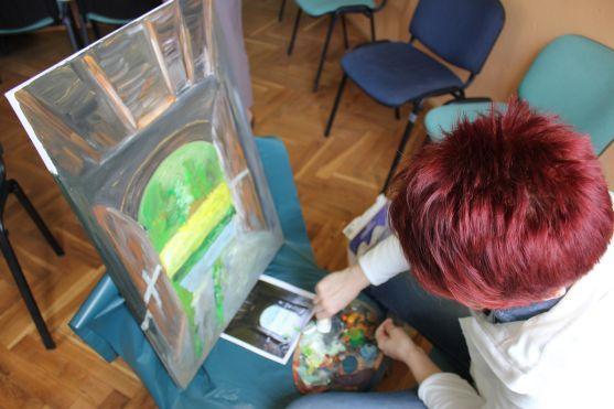 Křinice obsadili výtvarníci. Budou vystavovat, ale také recitovat 