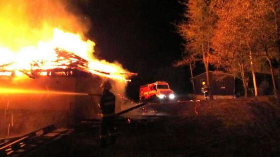 Na Broumovsku opět řádil velký požár. Tentokrát v Hynčicích