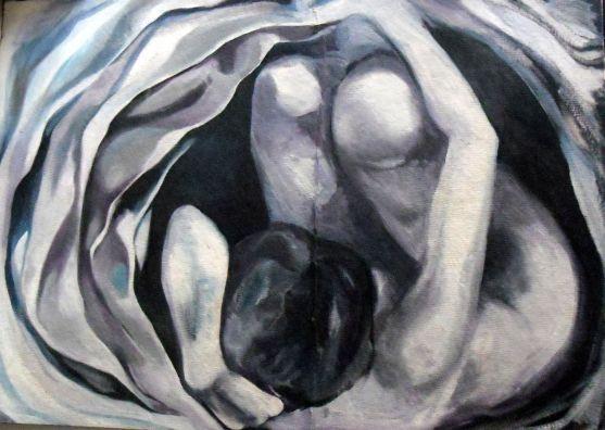 V čítárně Městské knihovny v Broumově vystavuje Tereza Pohorská 