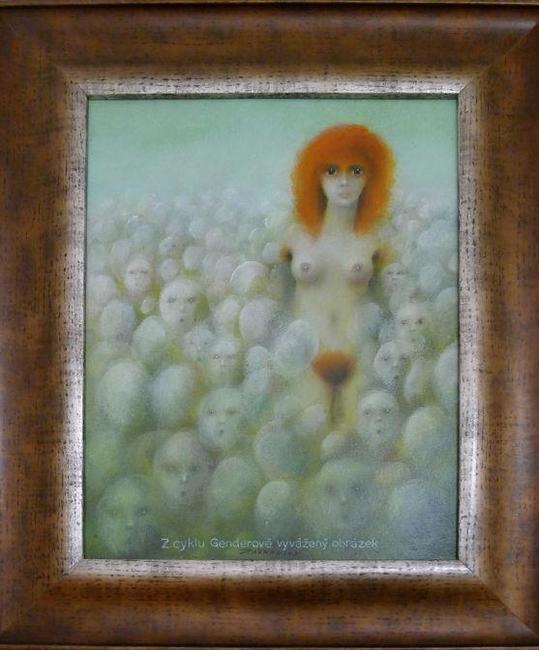 V Městské knihovně v Broumově vystavuje Vlastimil Zábranský 