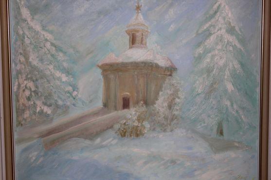 Medailon amatérského malíře Milana Vašáka 