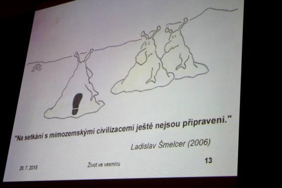 Uznávaný astrofyzik Jiří Grygar v broumovském klášteře 
