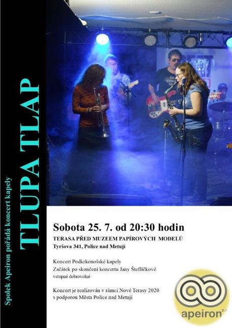 Jana Šteflíčková a Tlupa tlap na polické Terase 