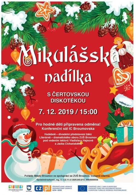 Nabídka akcí na Broumovsku pro víkend od 6. do 8. prosince