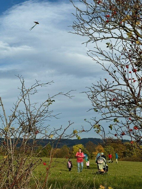 Nebe nad Rájem plné draků 