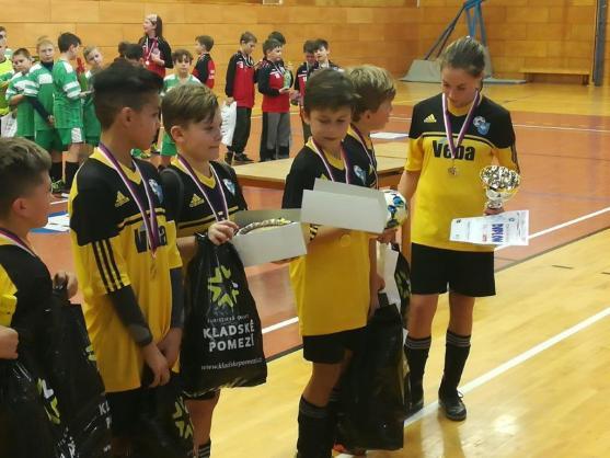 Tým starší přípravky Slovanu Broumov vyhrál turnaj v Hronově 