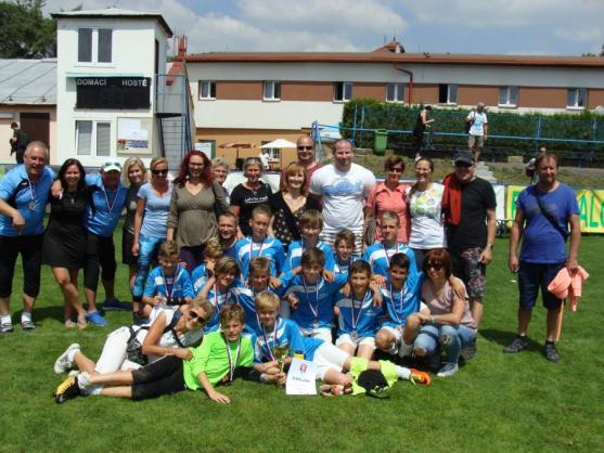 Výběr OFS Náchod kategorie U12 s broumovskými hráči v sestavě byl v republikovém finále druhý 