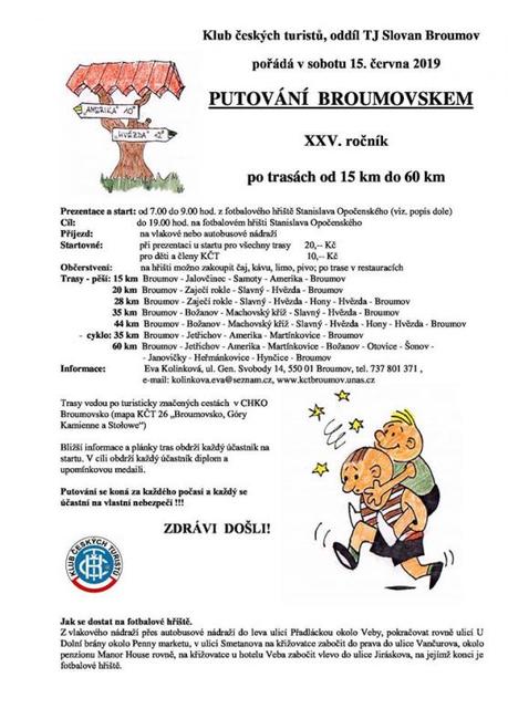 Nabídka akcí na Broumovsku pro víkend od 14. do 16. června