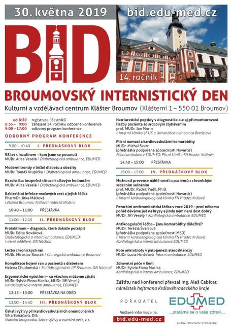 Nabídka akcí na Broumovsku pro víkend od 31. května do 2. června