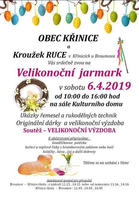 Nabídka akcí na Broumovsku pro víkend od 5. do 7. dubna