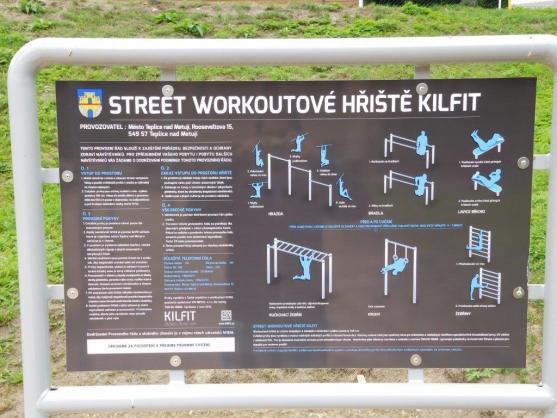 V Teplicích nad Metují vyrostl venkovní fitness park a posilovna Kilfit