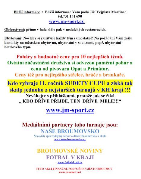 Nabídka akcí na Broumovsku pro dny od 27. prosince do 1. ledna