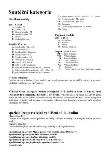 Tváří modelářské soutěže v Polici nad Metují je herečka Marie Doležalová