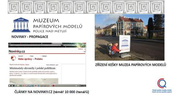 Polické Muzeum papírových modelů slaví 5 let – rok 2015