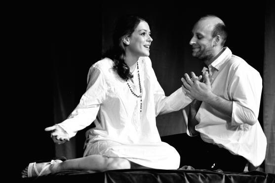 Slovenská herečka Andrea Kerestešová vystoupila v Broumově v divadelním představení Dekameron