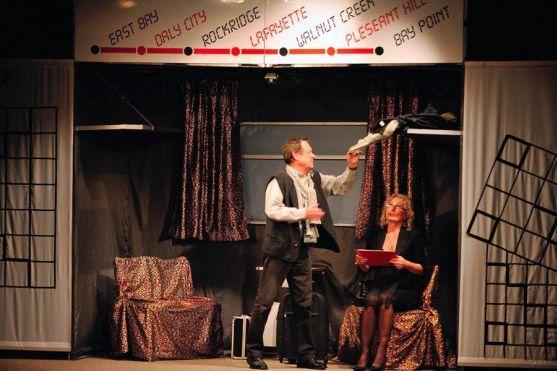 Světlana Nálepková a Oldřich Vízner na fotografiích z broumovského divadla