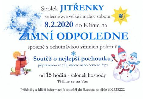 Nabídka akcí na Broumovsku pro víkend od 7. do 9. února