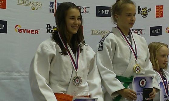 Gymnazistka Anna Freiwaldová se stala vicemistryní České republiky v judu