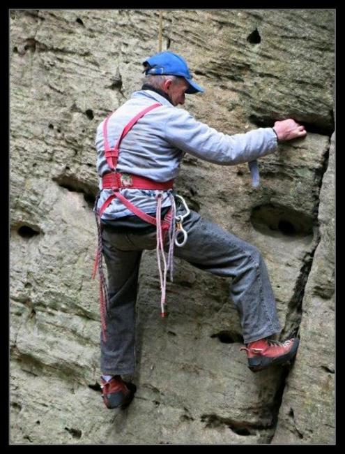 Na své začátky a vznik horolezeckého oddílu v Broumově vzpomíná František Jaroš