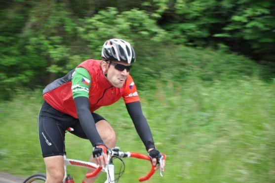 Jan Hruška po páté zvítězil na silničním cyklistickém maratonu Sudety Tour